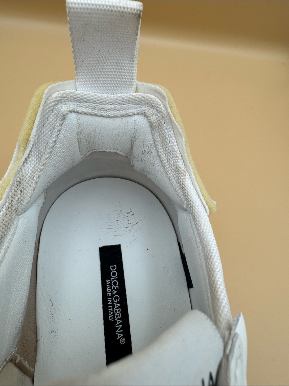 Dolce & Gabbana Mixed-materials Daymaster White Sneakers Unisex Size EU 41 - Picture 16 of 17